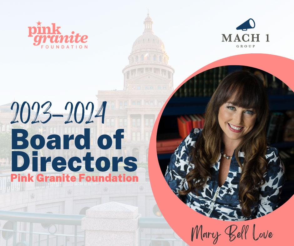 Pink Granite Foundation Announces 2023 Board of Directors and Amy Whited as Executive Director